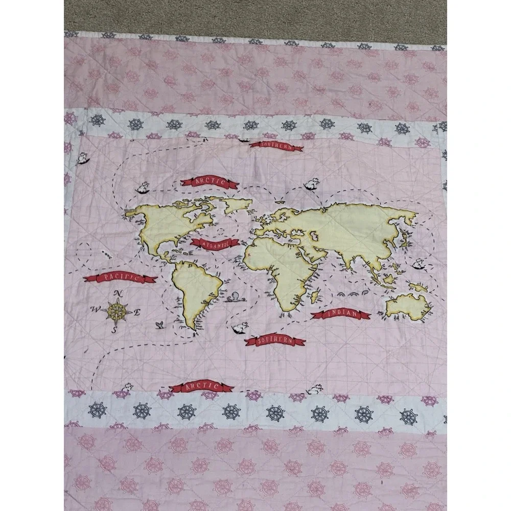 Vintage‎ Mini Quilt Blankets Lot Of 2